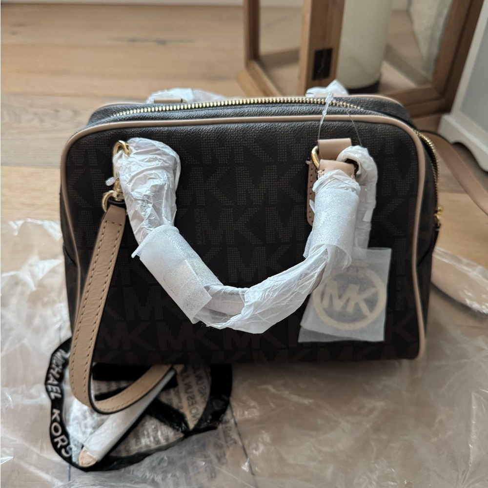 Michael Kors Brown and Tan Satchel - Picture 2 of 3
